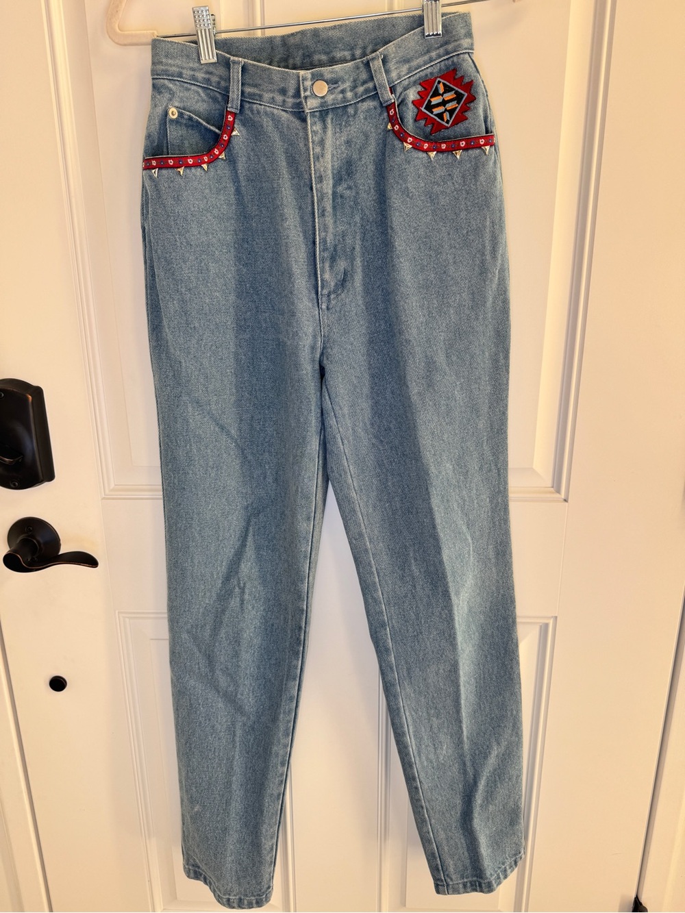 Vintage Lew Magram Collection NY Women's Western Jeans Denim Blue Size 4
